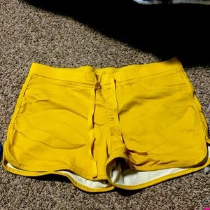 Yellow shorts